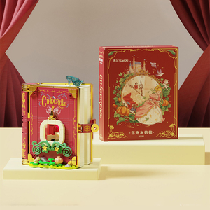 Nouveau Design conte de fées ville 3D livre Collection Puzzle assemblage blocs de construction livre décoration pour noël/cadeau d'anniversaire - Product Image 6