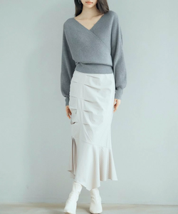 2025 maglione di lana Casual con spalle scoperte alla moda <span class=keywords><strong>maglieria</strong></span> personalizzata da donna - Product Image 2