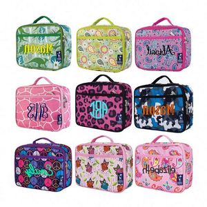 Muestra gratuita de lonchera térmica personalizada para niños, elegante, portátil, colorida, para la escuela. - Product Image 3