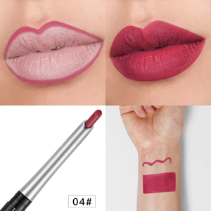 Muestra gratis de Pudaier, 17 colores, delineador de labios mate resistente al agua, lápiz labial ultrafino suave de larga duración, lápiz labial MATE DE ALTO pigmento - Product Image 5