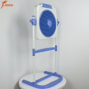 Ventilateur sur pied électrique compact en plastique, pliable, télécommandé, 12 pouces, <span class=keywords><strong>hauteur</strong></span> réglable, faible bruit, multi-vitesses, pour <span class=keywords><strong>bureau</strong></span> - Product Image 4