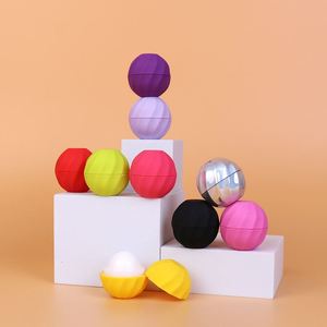 Custom Logo Cute Unique Special Natural Organic Lip Glossy Oil Long Lasting Vegan Beeswax Plumping Round Lip Balm Ball - Product Image 1
