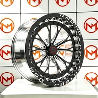 Jantes en alliage Maxtera Forged Custom Beadlock Weld Vitesse Drag Racing pour Mustang Dodge Corvette Camaro GTR Supra BMW M2 M3