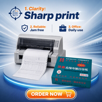 Papel Autocopiativo para Formularios Comerciales, 241 mm, 80 Columnas