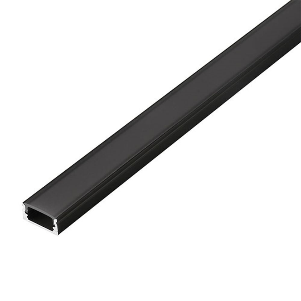 1708B Black Aluminium Led Profiles Led Heat Sink for Led Strip Led Strip Aluminum Profile
