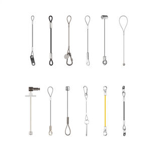 Cable de Acero Inoxidable con Lazos, Cable de Seguridad Recubierto de Vinilo con Cierre para Equipaje, Accesorios de Ferretería - Product Image 6