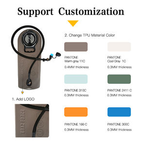 Kantung Hidrasi Luar Ruangan GAF Brown 2L/<span class=keywords><strong>2.5L</strong></span>/3L TPU untuk Bersepeda, Berlari, dan Mendaki - Product Image 3