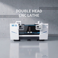 Tour CNC à double broche pour le traitement de rouleaux textiles, usinage centralisé des deux extrémités pour rouleaux de convoyeur