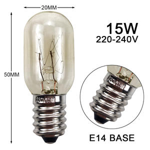 Ampoules à incandescence pour four et réfrigérateur T20 T22 T25 ST26 en verre résistant au feu électrique E14 <span class=keywords><strong>15W</strong></span> 25W - Product Image 2