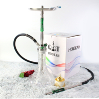 Lüks Nargile Seti 304 Paslanmaz Çelik Alman Chicha Ayna Tekniği Özelleştirilebilir Dayanıklı Çevre Dostu Hediye Kutusu Fabrikası