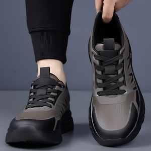 Chaussures de randonnée pour hommes, printemps, bout rond, tige en mesh synthétique, semelle extérieure en caoutchouc, semelle intermédiaire en EVA, respirantes, légères, pour voyages en plein air - Product Image 2