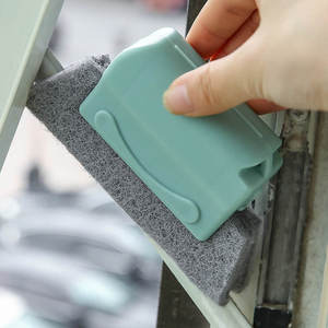 Cepillo Limpiador de Ventanas 2 en 1 al por Mayor con Paño, para Limpieza Profunda de Rieles, Ranuras, Puertas Correderas y Espacios Difíciles de Alcanzar - Product Image 1