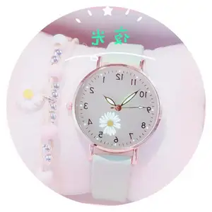 2024 new starry sky luminous girl heart watch female cute Japanese girlfriend casual children versatile model