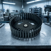 Roue de soufflerie de remplacement, turbine de ventilateur centrifuge pour ventilateur de conduit en ligne, purificateur d'air, unité CVC