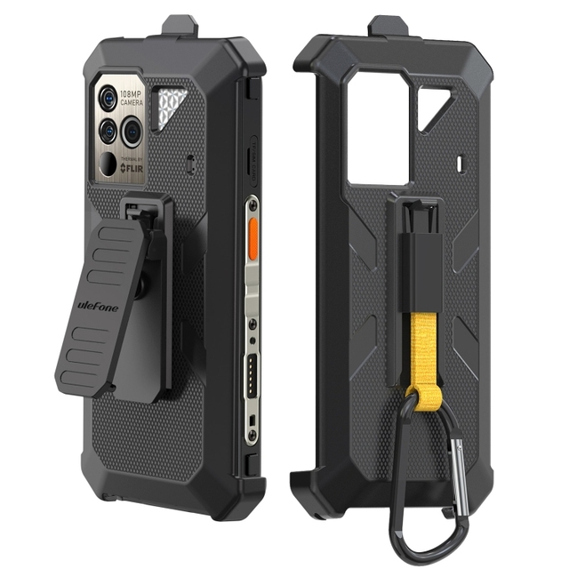Ready to Ship Ulefone Power Armor 18T Case Dropproof Back Clip Hard TPU PC Phone Case With Carabiner
