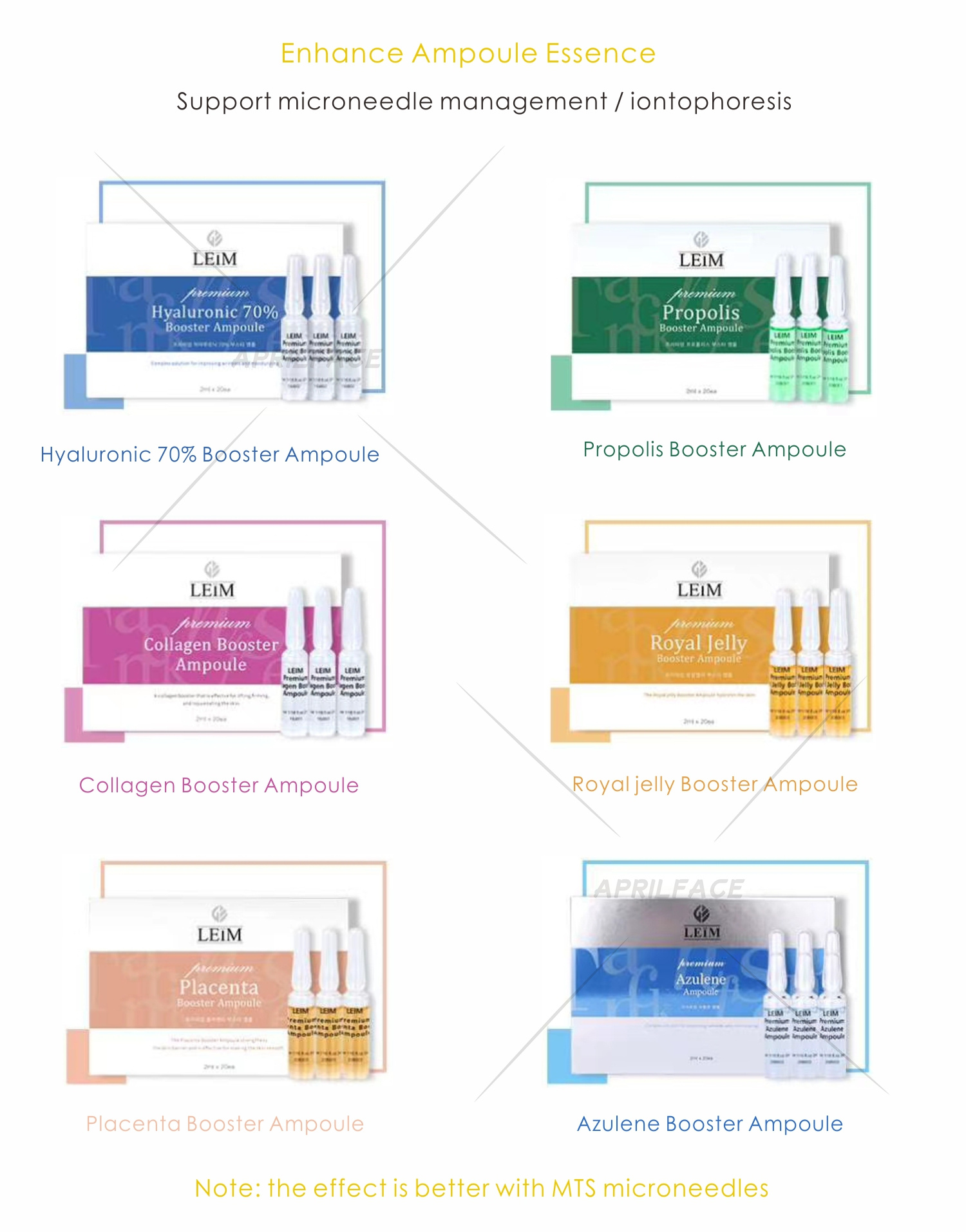 korea authentic LEIM  Collagen booster ampoule ampoule skin Moisturizing Collagen Skincare Serum For Ampoules Of Glass