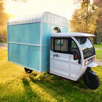 ALLBETTER Tricycle électrique mobile, moto, chariot à gaufres, chariot alimentaire, APE, tricycle électrique Piaggio, camion à glaces, camion alimentaire à vendre