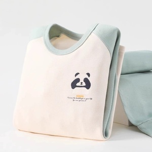 Ensemble de pyjamas longs en coton pour garçons 100% coton pour adolescents Pyjamas chauds pour bébés <span class=keywords><strong>Panda</strong></span> Printing Home Clothes - Product Image 2