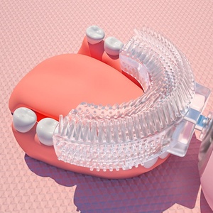 Cepillo de Dientes Eléctrico Sónico en Forma de U para Niños, Recargable con Pantalla LED y Cerdas Suaves, Alimentado por USB para Uso Doméstico - Product Image 4