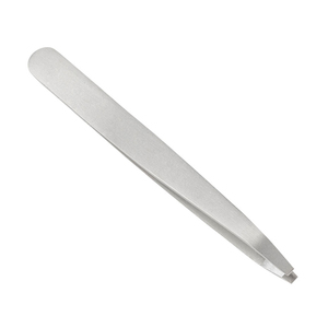 Best Seller Handmade Eco-Friendly Lightweight Eyebrow Tweezers Slanted Tip Stainless Steel Beauty Makeup Instruments Hair - Product Image 2