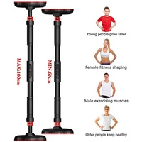 Barre de traction murale intérieure réglable en métal de marque Zhiqu, pour la musculation à domicile, vente en gros/personnalisée, capacité maximale de 150 kg