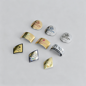 Tùy Chỉnh Dính Dập Nổi Sticker Kim Loại Nhôm Tấm Nhãn Cho Rượu Vang Chai Nước Hoa Chất Lượng Cao Bao Bì Nhãn - Product Image 3