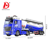 Camion-citerne à ciment télécommandé RC 2.4G, véhicule de construction, rechargeable par USB, grande taille, jouet mélangeur d'engins de chantier