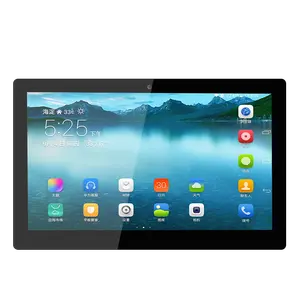 מגע מסך Wifi 15.6 אינץ קיר הר Tablet אנדרואיד המוקשח Tablet Pc ללא סוללה