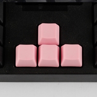 Wholesale Super Quality Rainbow Colorful 1U PBT Material Blank Keycaps OEM Profile 1.5MM Extra-thick Matte Texture Keycaps