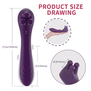 Bâton de massage vibrant S360 pour la masturbation féminine - Jouet pour adultes de marque OEM chinoise - Product Image 2