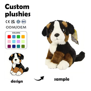 Peluche Personalizado al por Mayor, Lindo Perro de Montaña Bernés, Juguete de Peluche para Niños de Jardín de Infancia - Product Image 1