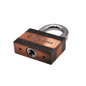 उत्कीर्ण पैडलॉक लॉक स्लाइड कार्ड इलेक्ट्रोप्लेटेड कॉपर डोर आयरन 2022 नई शैली कस्टम विंटेज लाल और काले वेन कुंजी विरोधी जंग - Product Image 5