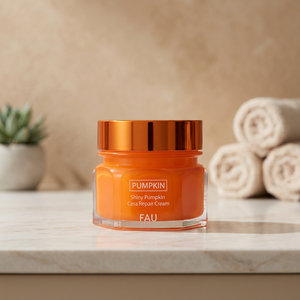 Crème réparatrice Cera Pumpkin brillante coréenne CPNP FAU, hydratante, à la niacinamide, pour tous types de peaux, utilisation de jour, nourrissante pour la barrière cutanée, pour le visage - Product Image 2