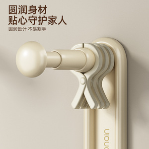 <b>Clothes</b> Rack <b>Storage</b> Hanger Wall Mounted Double Layer Expandable No Drilling Required Household Organizer - Product Image 2