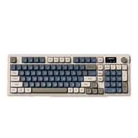 Teclado de Membrana Inalámbrico Ergonómico Langtu L98 con Tres Modos RGB para Juegos y Oficina, Silencioso para Laptop