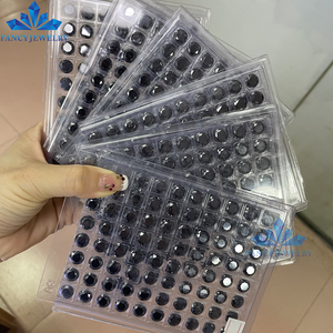 モアッサナイトダイヤモンドラウンドフォーエバーブリリアントカット1-3カラットブラックモアッサナイトルースストーン - Product Image 6