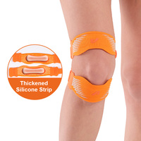 Bande de soutien rotulien ouvert personnalisée pour le soulagement de la douleur et la récupération des blessures, respirante, réglable, antidérapante, pour le sport