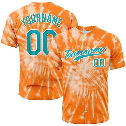 Orange tie-dye