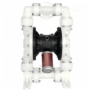 Pompe pneumatique à membrane PP PVDF, double pompe à air personnalisable OEM avec joint en PTFE pour le traitement des eaux usées chimiques - Product Image 6