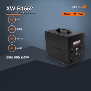 Sistema de Almacenamiento de Energía de Emergencia de 1500W LiFePO4, 1500Wh, con Carga Solar MPPT y BMS Inteligente, para Camping, RV y Puestos de Venta - Product Image 2