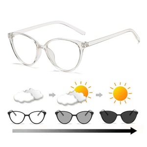 Nhà Máy Outlet photochromic chống ánh sáng màu xanh Kính người đàn ông phụ nữ Kính mắt Frames Cat Eye <span class=keywords><strong>Color</strong></span> Changing kính quang học - Product Image 3