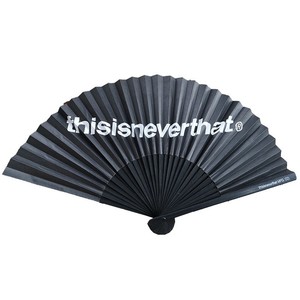 Ventaglio Pieghevole in Bambù Nero Classico Personalizzato con Logo per Regali <span class=keywords><strong>di</strong></span> Nozze e Promozioni - Product Image 2