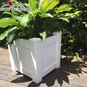 Pequeña caja de macetas de vinilo de PVC portátil para el cultivo de flores y trinos - Product Image 3