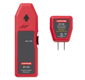 Amprobe BT-120 Localizador de Disyuntores con Precisión Estándar, Rastreador de Sistemas Energizados de 90-120V CA, Ajuste Automático de Sensibilidad - Product Image 1