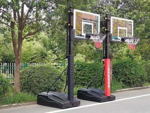 En plein air réglable hauteur <span class=keywords><strong>basket</strong></span>-ball trempé verre stand - Product Image 5