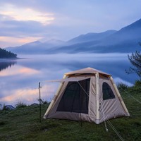 Tente de camping gonflable pour 4 à 6 personnes