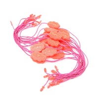 Usine En Gros Swing Étiquette Boucle Serrure de Cordon De Conception Unique de Haute Qualité Vêtement Sceau De Sécurité En Plastique Étiquettes de Ficelle pour Vêtements