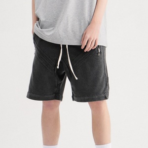 High Quality <b>Mens</b> <b>Shorts</b> With Zipper Pocket <b>Vintage</b> Pant Custom Casual 100% Cotton Printed Acid Washing Striped <b>Shorts</b> Pants - Product Image 4
