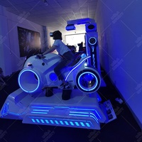 Machine de jeu de voiture VR 9D Crazy City, réalité virtuelle, simulateur de course automobile VR 9D, conduite de moto en réalité virtuelle