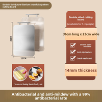 Planche à découper double face en paille de blé antibactérienne, design personnalisé, en acier inoxydable 304, pour cuisine – Vente chaude